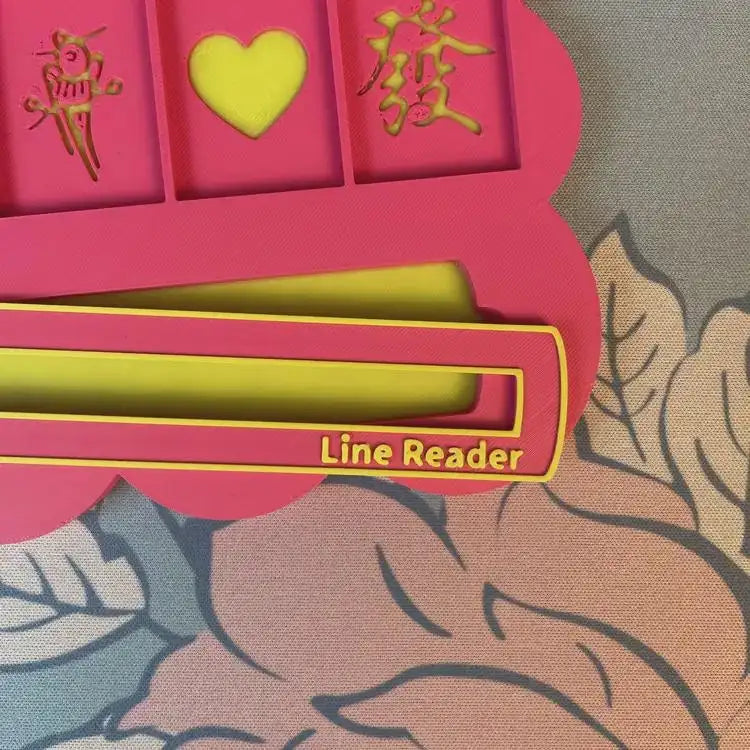 1pc Personalized American Mahjong Practice Board – Custom Name Line Reader & Solo Training Aid for Beginners
