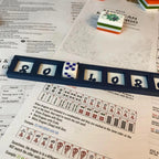 1pc American Mahjong Charleston Tracker – Passing Guide Tool for Mahjong Game Night