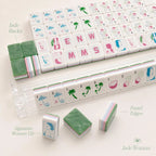 Jade Beauty American Mahjong Set – Jade-Inspired Coastal Designer Tiles
