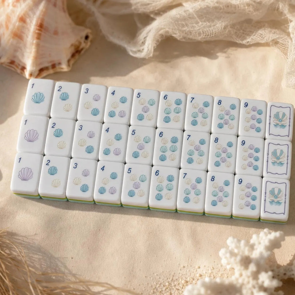 Ocean-Inspired American Mahjong Set | Layered Acrylic Mahjong Tiles
