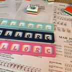 1pc American Mahjong Charleston Tracker – Passing Guide Tool for Mahjong Game Night