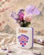 Mahjong Joker Tile Vase | American Mahjong Flower Centerpiece
