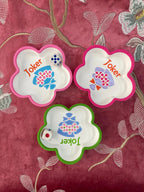 Flower American Mahjong Dice Tray | Floral Joker Dice Holder