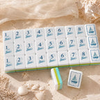 Ocean-Inspired American Mahjong Set | Layered Acrylic Mahjong Tiles