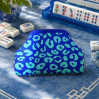 Leopard Print American Mahjong Tile Bag – Wide Open Mahjong Storage Bag, 5 Colors