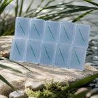 Wildlife American Mahjong Set – Translucent Blue Acrylic Nature Tiles