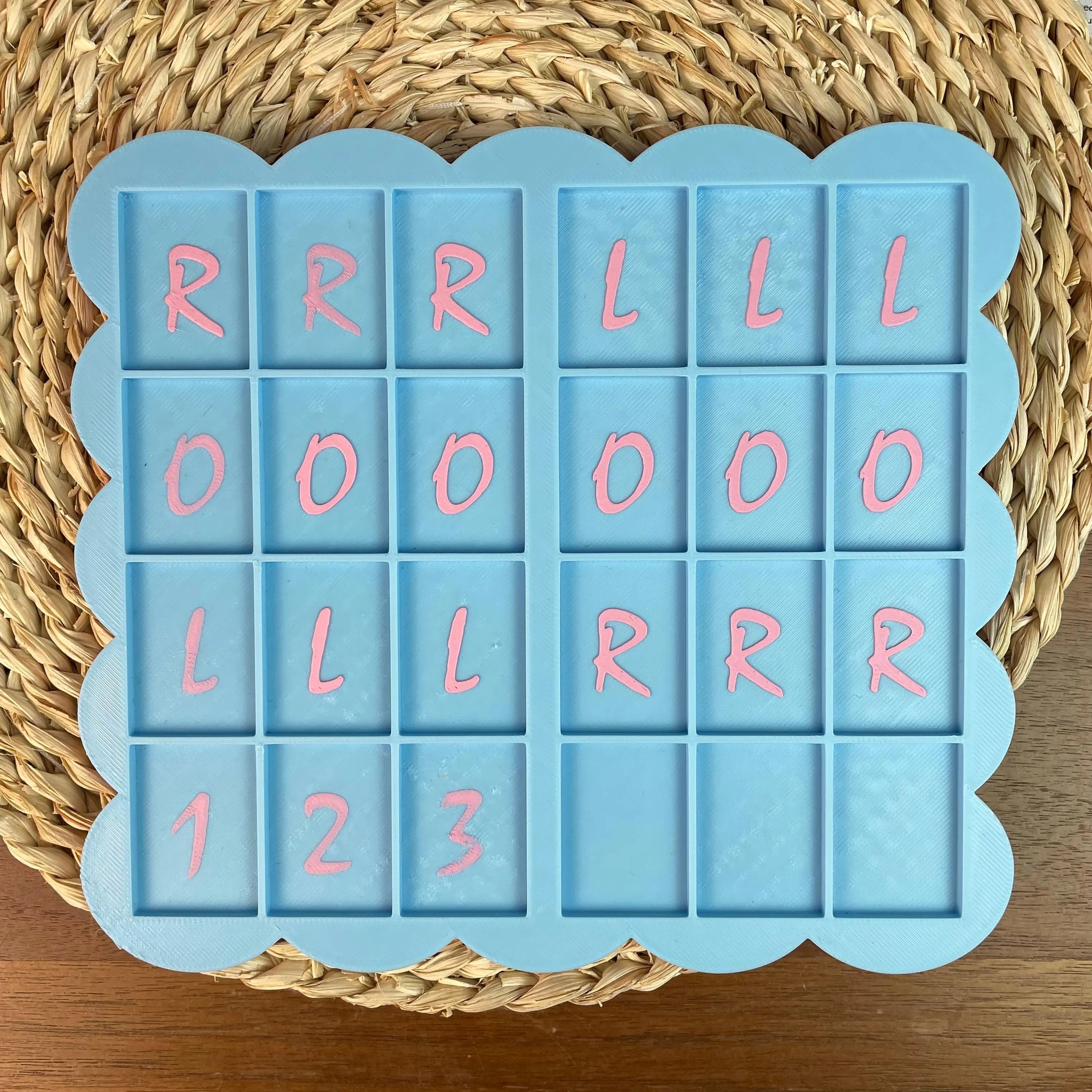 1pc American Mahjong Solo Practice Board + Guide