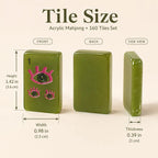 Olive Muse Acrylic American Mahjong Set