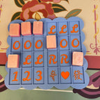 1pc American Mahjong Solo Practice Board | Charleston Training Tool