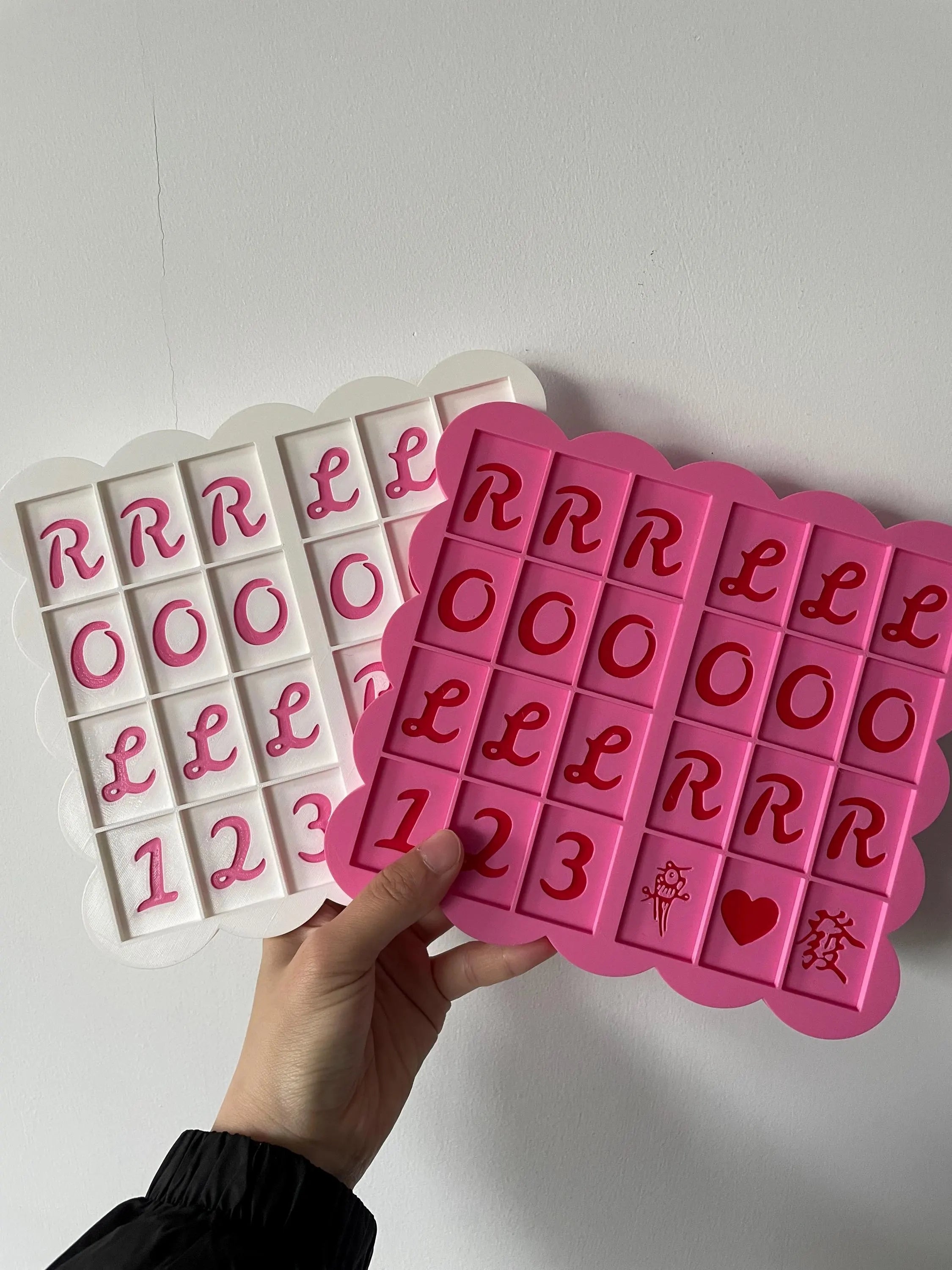 1pc American Mahjong Solo Practice Board | Charleston Training Tool