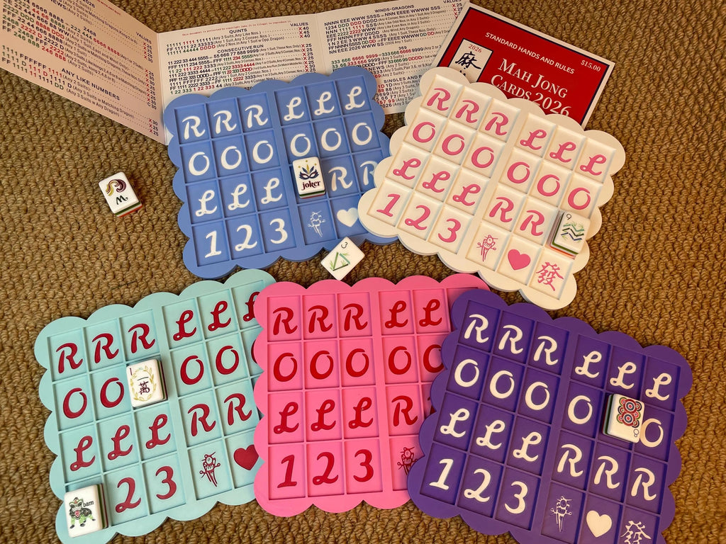 1pc American Mahjong Solo Practice Board | Charleston Training Tool