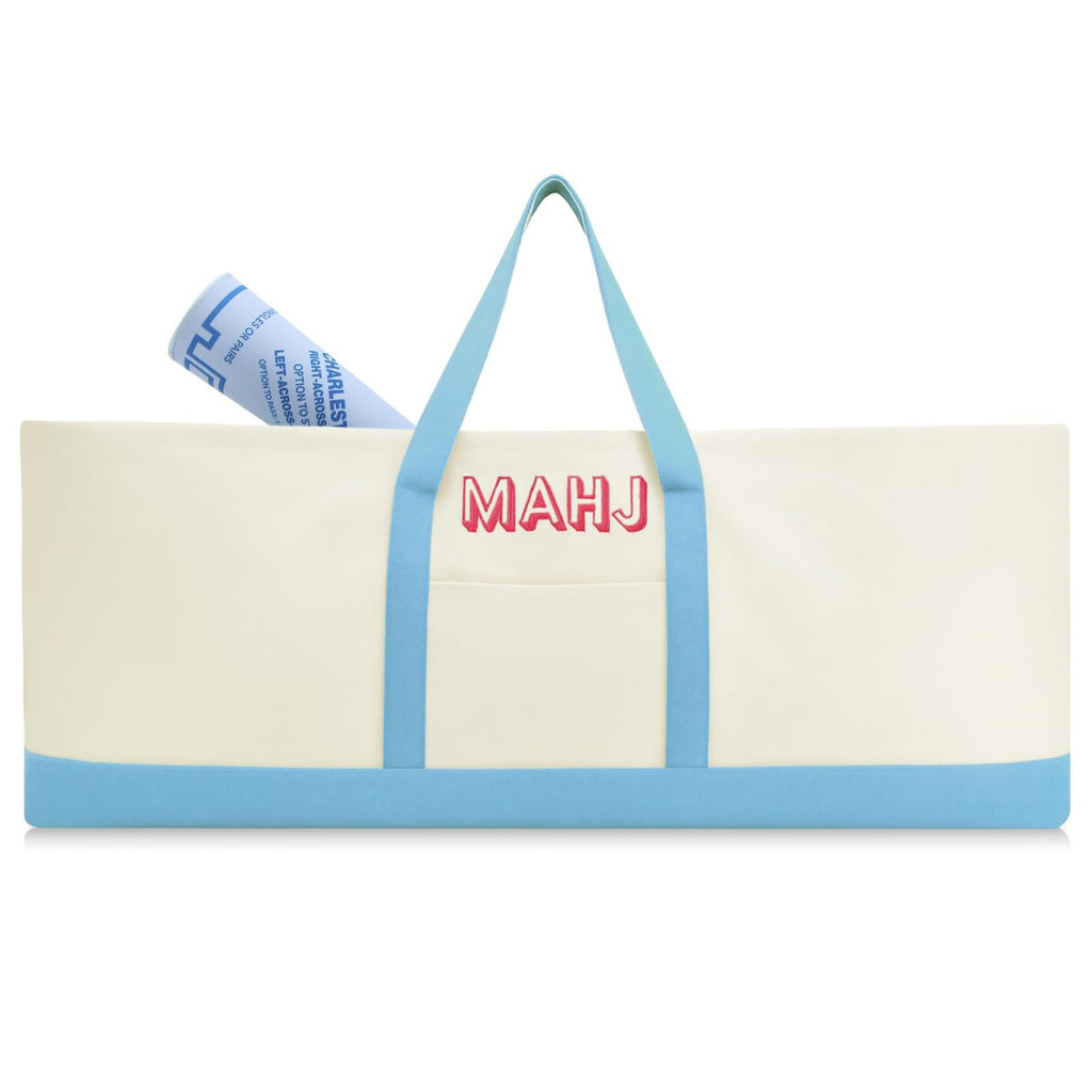 Lightweight Canvas Mahjong Storage Bag