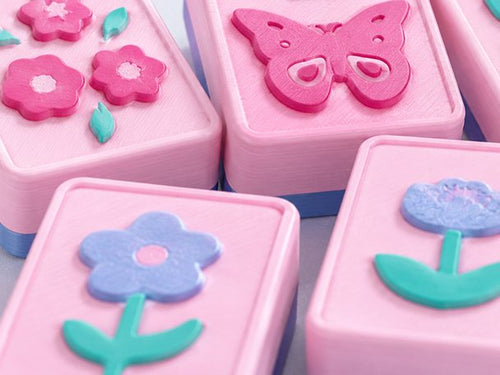floral-butterfly-floating-mahjong — floating American mahjong set